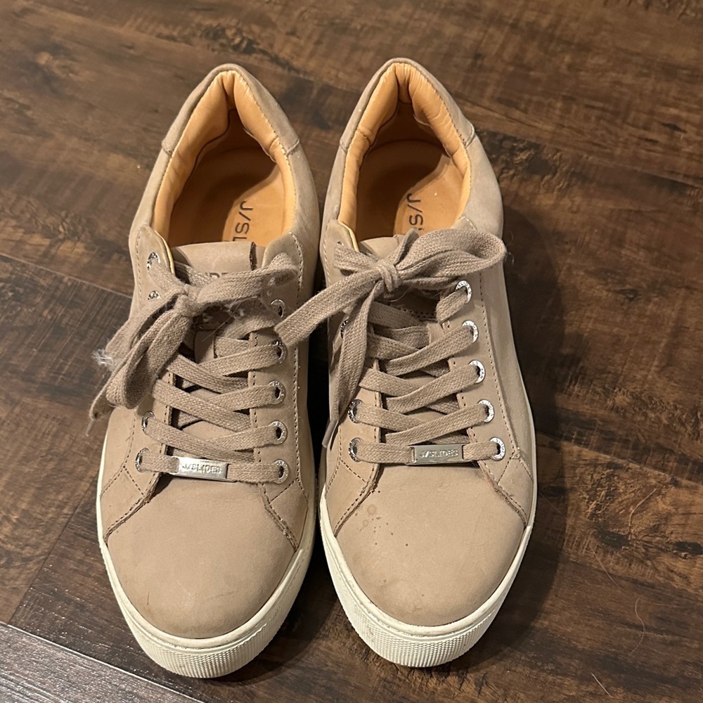 J-Slide platform tennis shoes